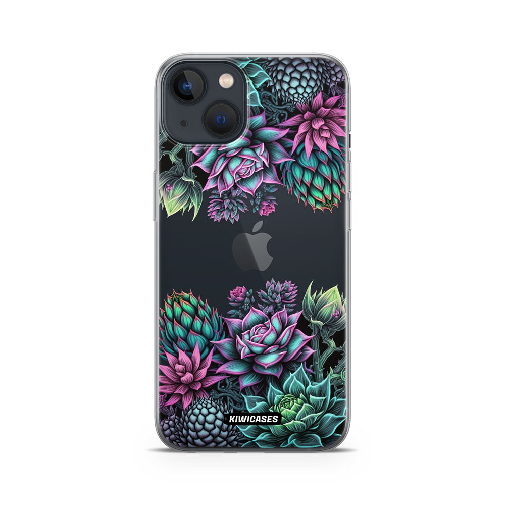 Neon Succulent - iPhone 13