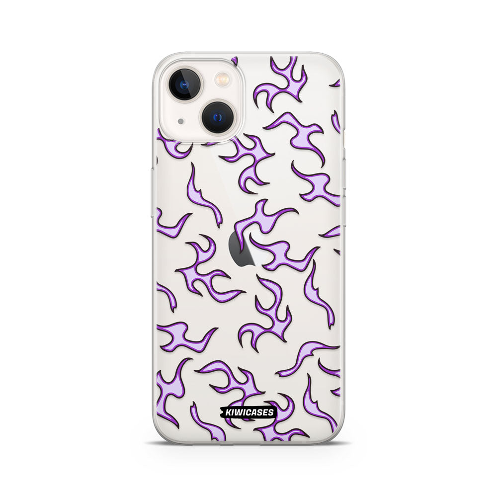 Purple Flames - iPhone 13