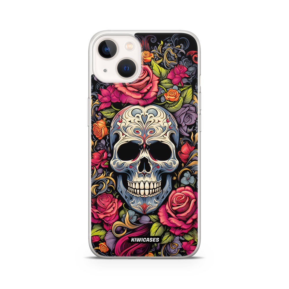 Floral Skull - iPhone 13