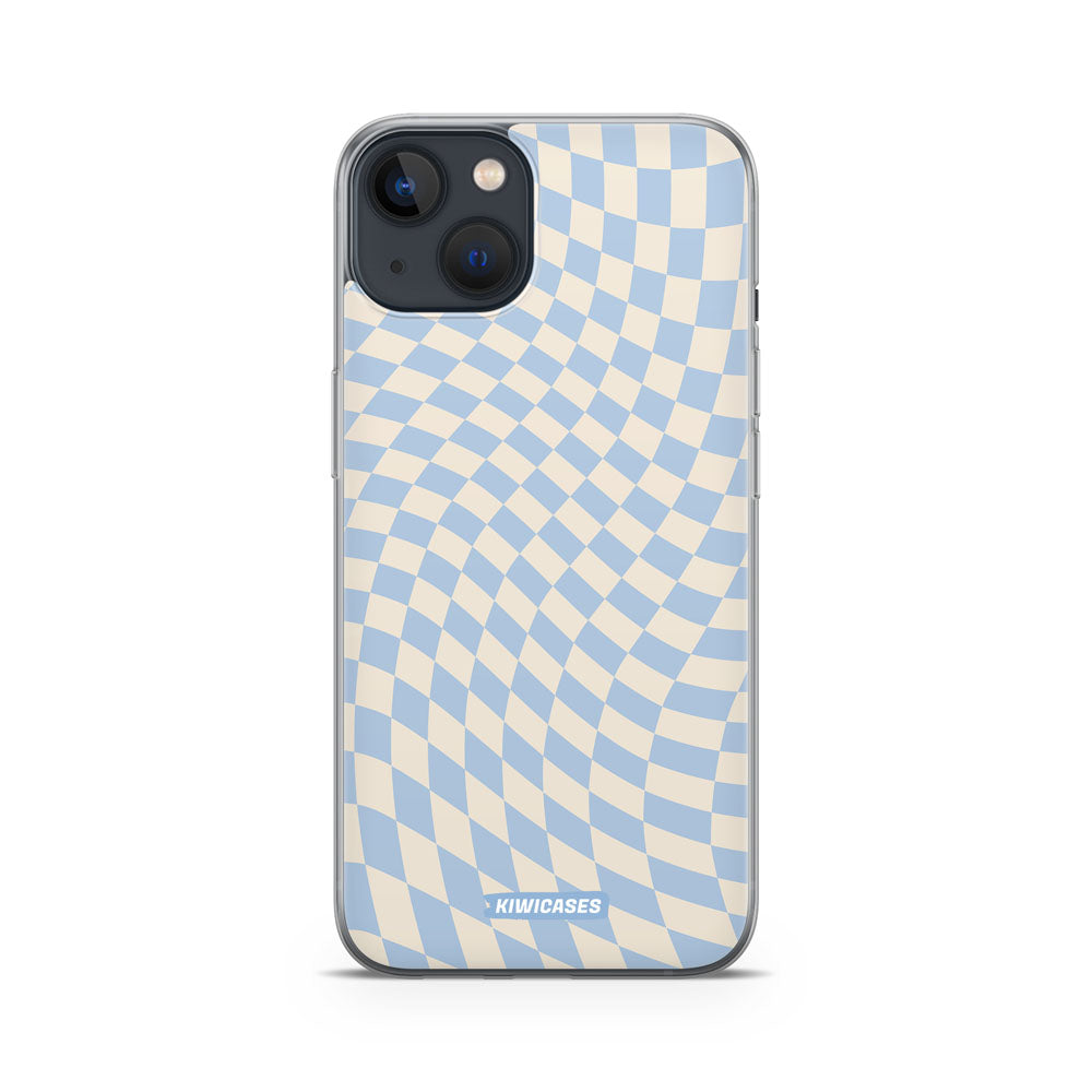 Blue Checkers - iPhone 13