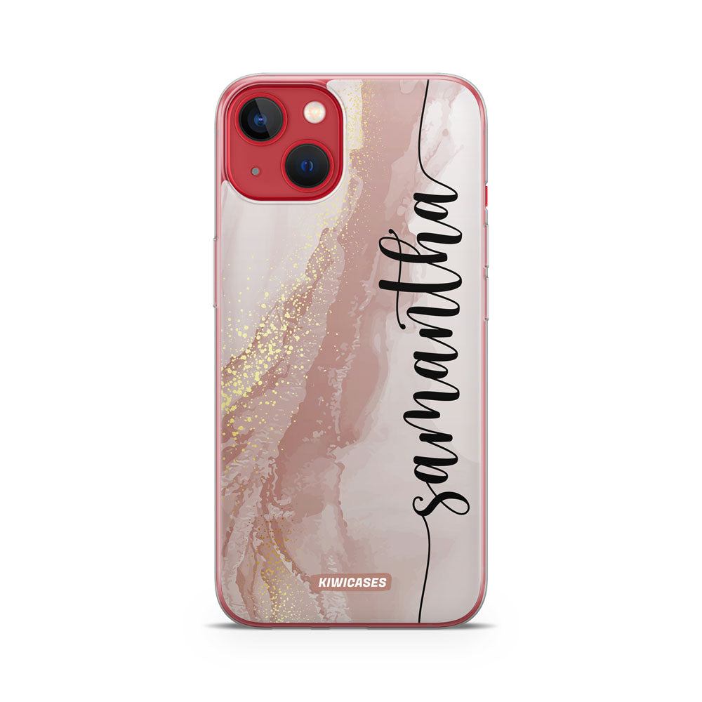 Dusty Pink Watercolour - iPhone 13 - Custom