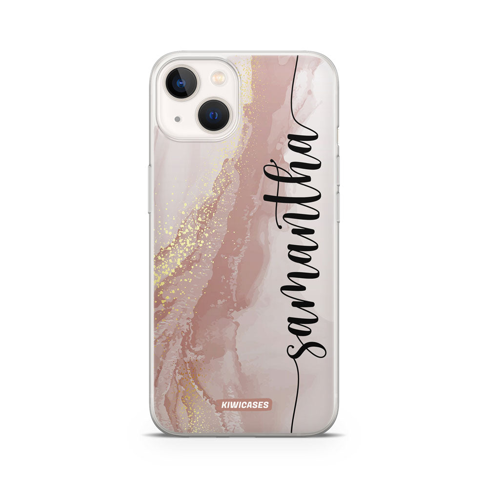 Dusty Pink Watercolour - iPhone 13 - Custom