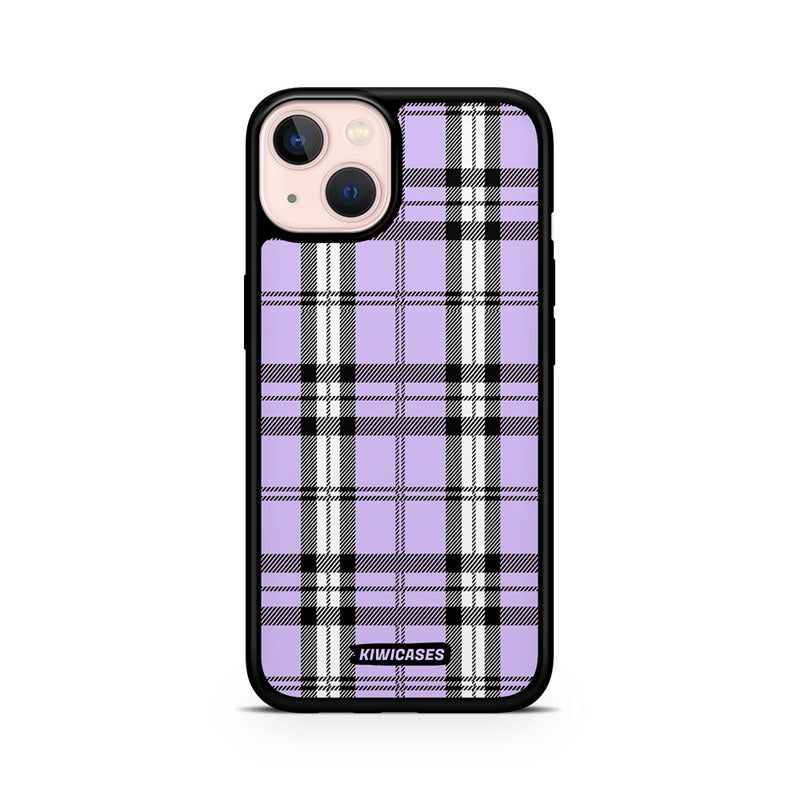 Purple Plaid - iPhone 13 Mini