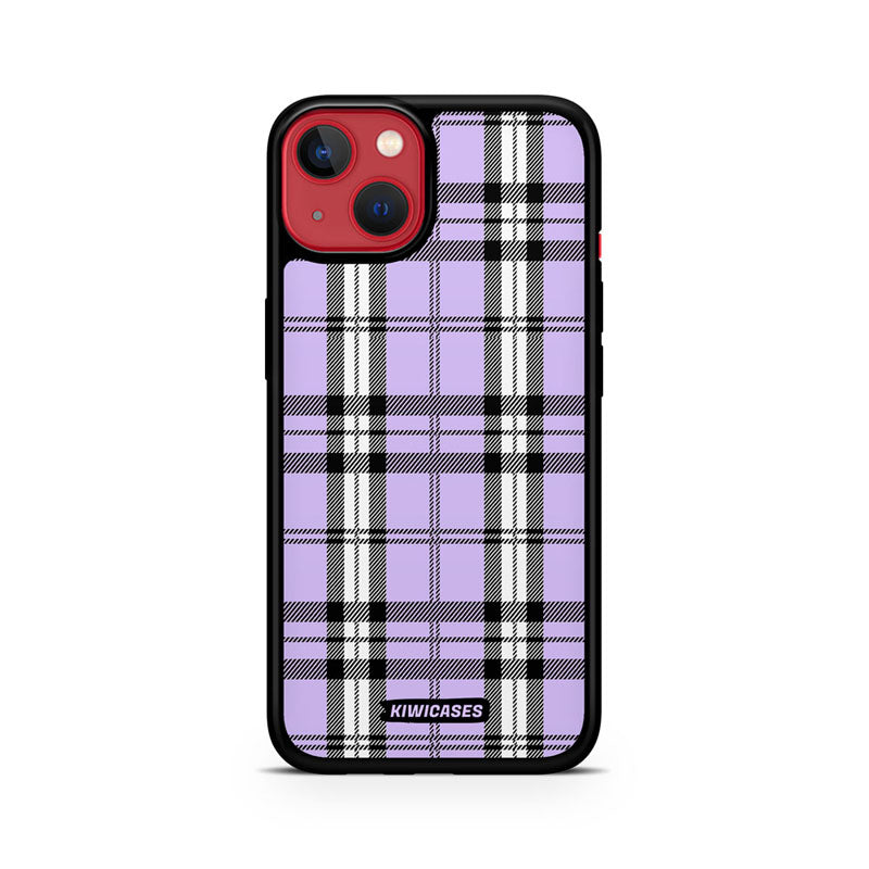 Purple Plaid - iPhone 13 Mini