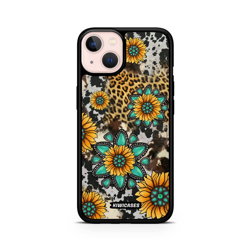 Gemstones and Sunflowers - iPhone 13 Mini
