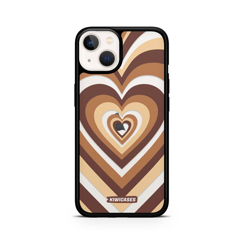 Latte Hearts - iPhone 13 Mini