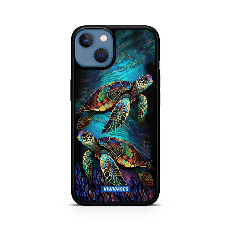 Turtles at Sea - iPhone 13 Mini