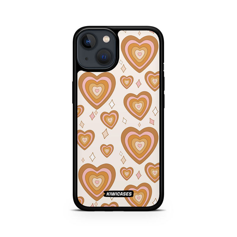 Retro Hearts - iPhone 13 Mini