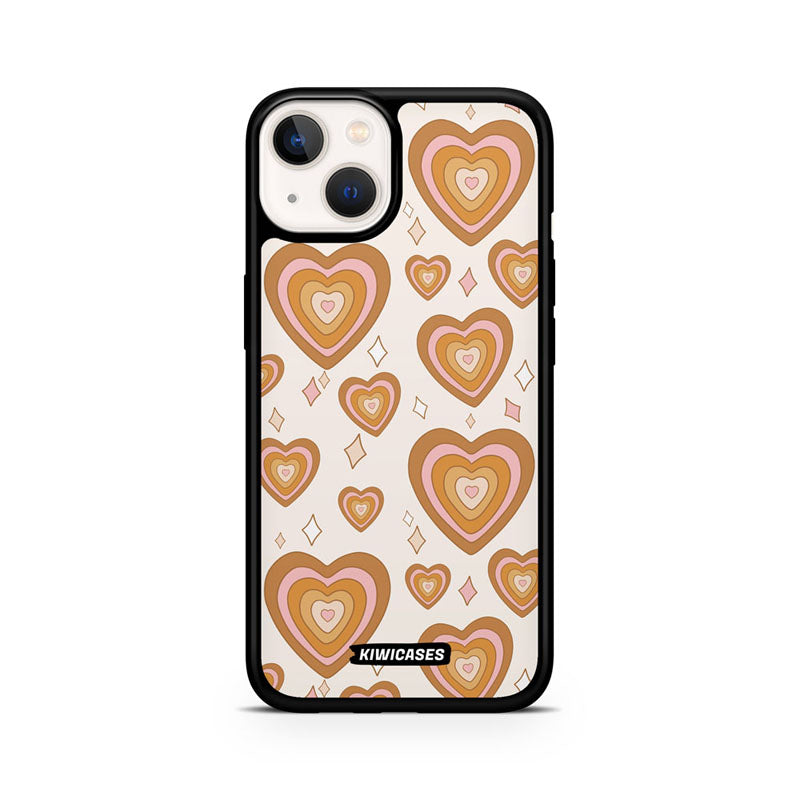 Retro Hearts - iPhone 13 Mini