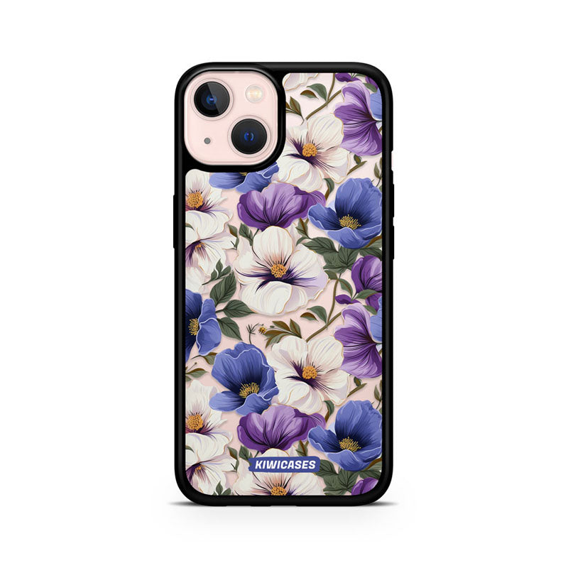 Purple Pansies - iPhone 13 Mini