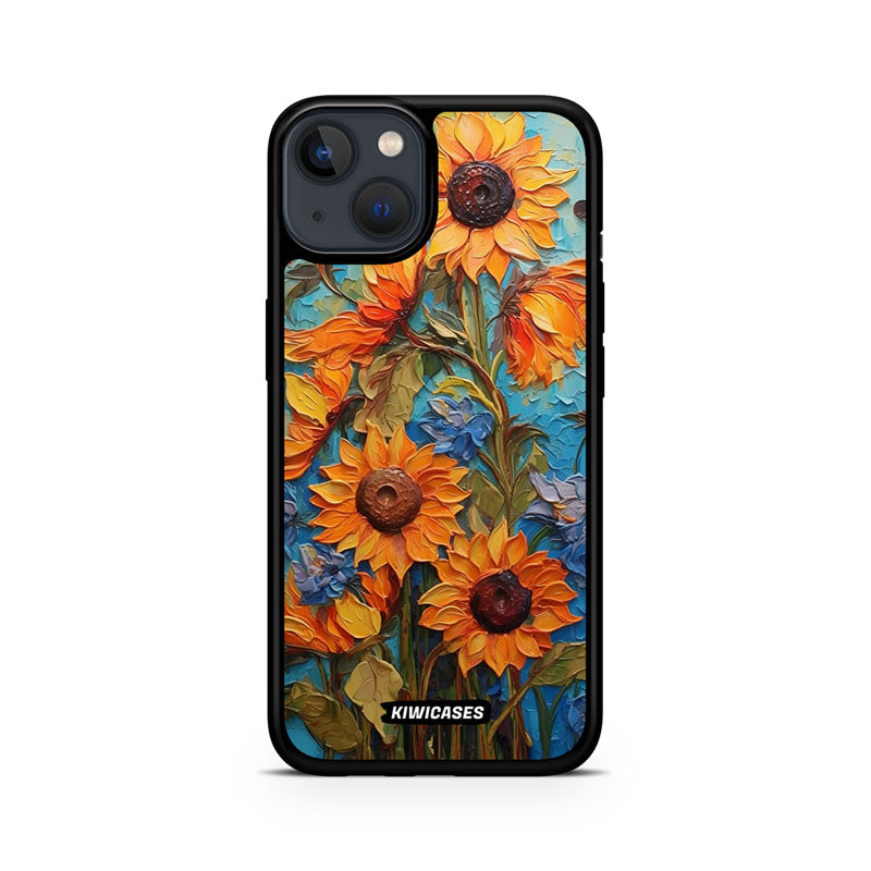 Painted Sunflowers - iPhone 13 Mini