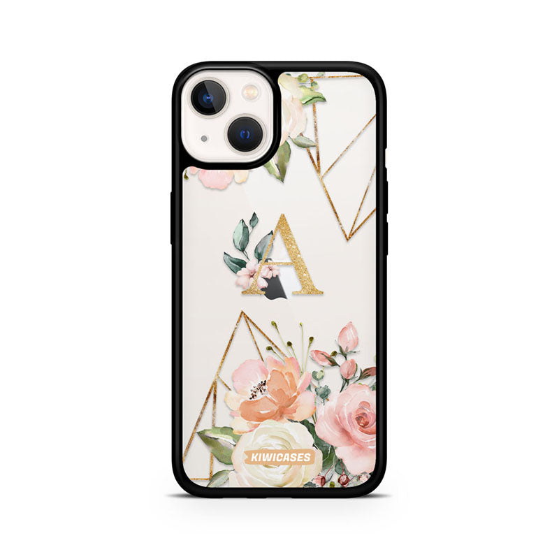 Floral Initials - iPhone 13 Mini - Custom