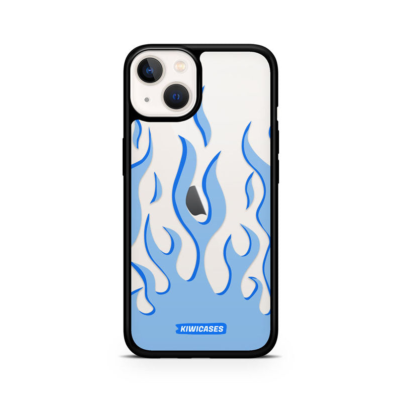 Blue Fire Flames - iPhone 13 Mini