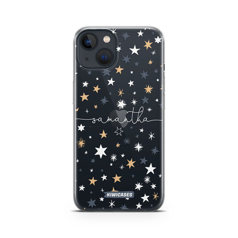 Starry Night White - iPhone 13 Mini - Custom