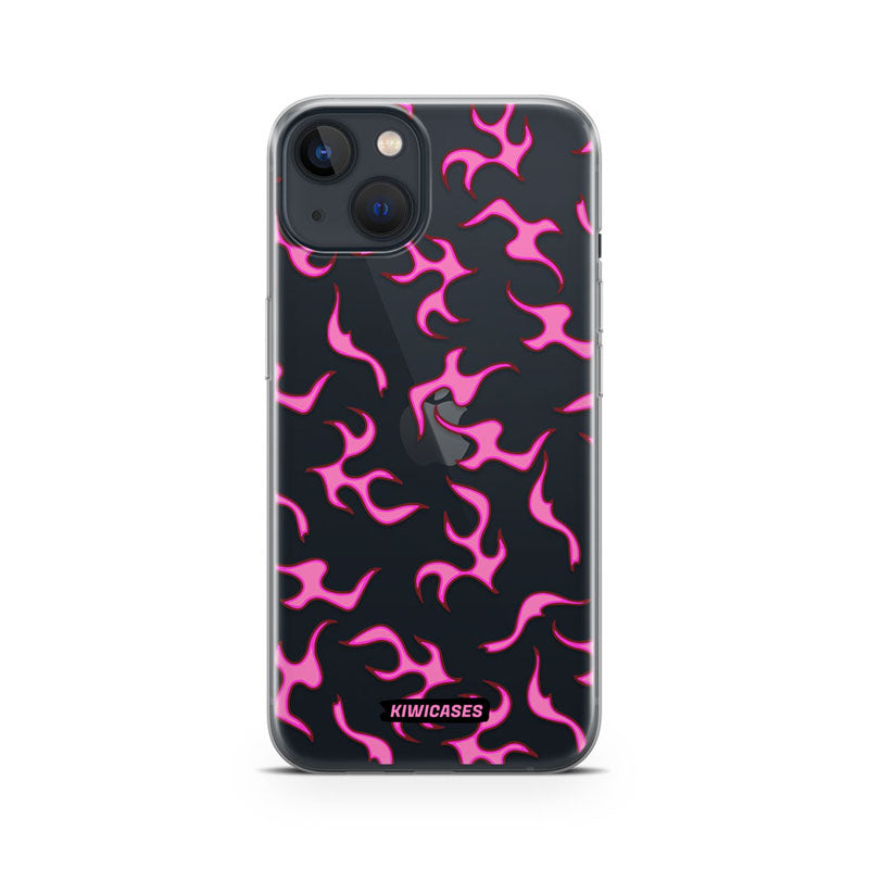 Pink Flames - iPhone 13 Mini