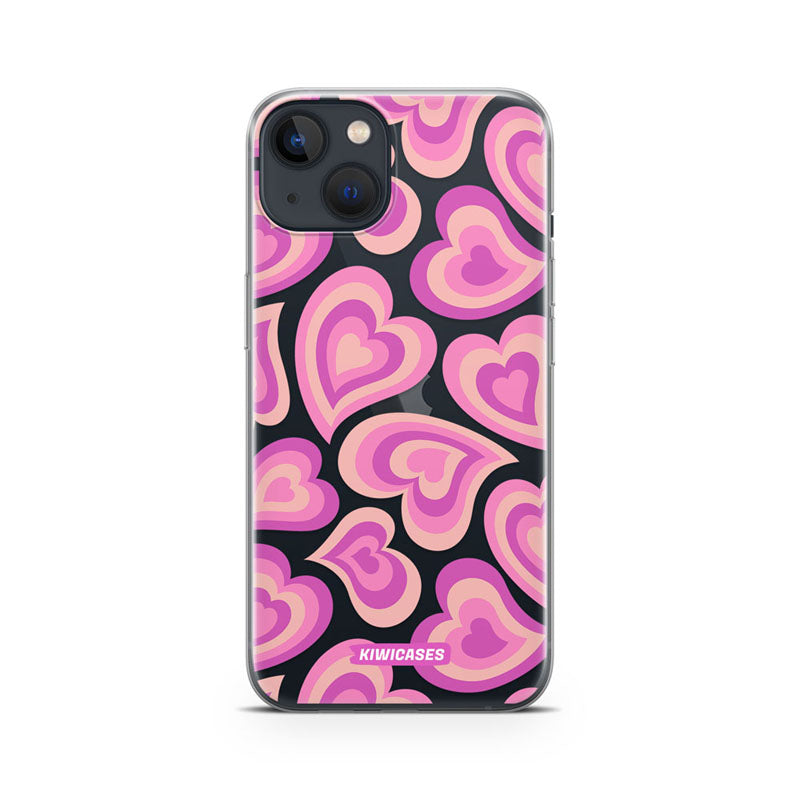 Pink Hearts - iPhone 13 Mini