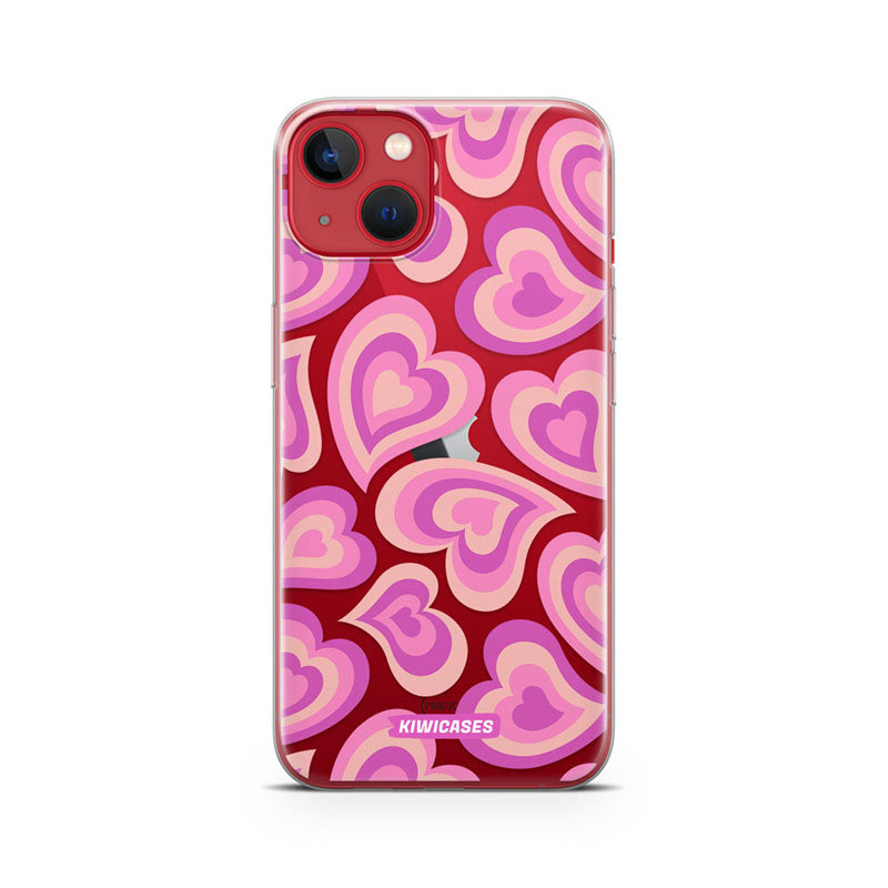 Pink Hearts - iPhone 13 Mini
