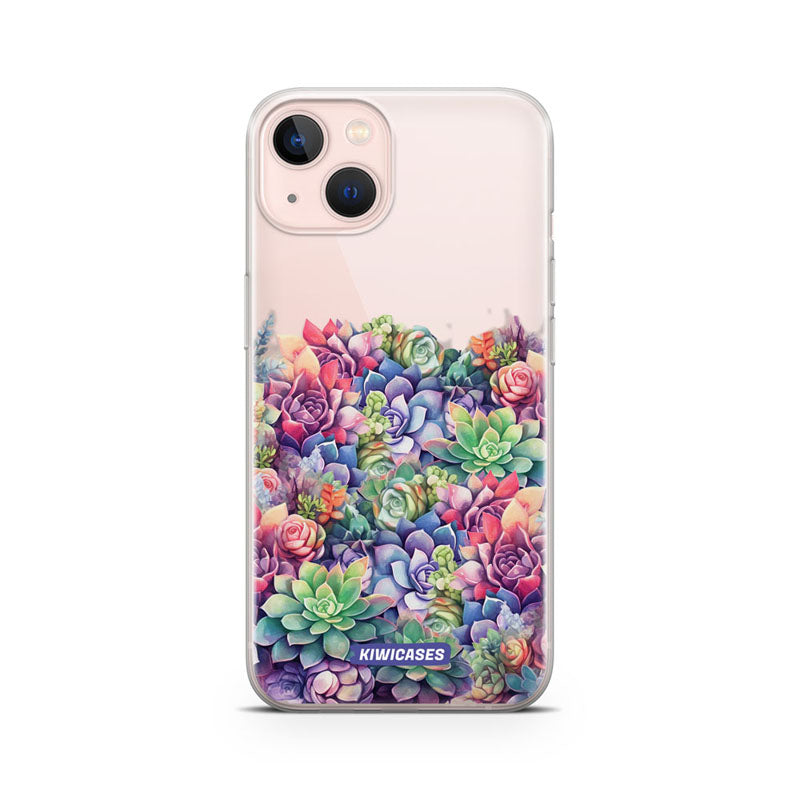 Dreamy Succulents - iPhone 13 Mini