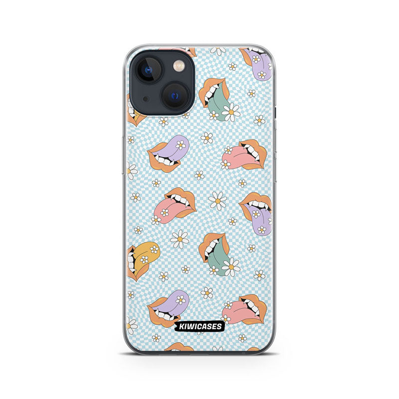 Checkered Tongue - iPhone 13 Mini