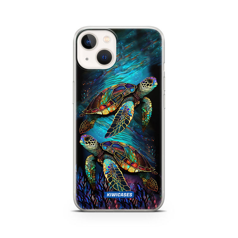 Turtles at Sea - iPhone 13 Mini