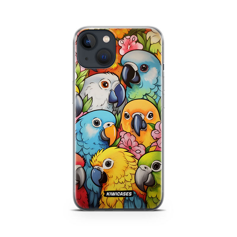 Cute Parrots - iPhone 13 Mini