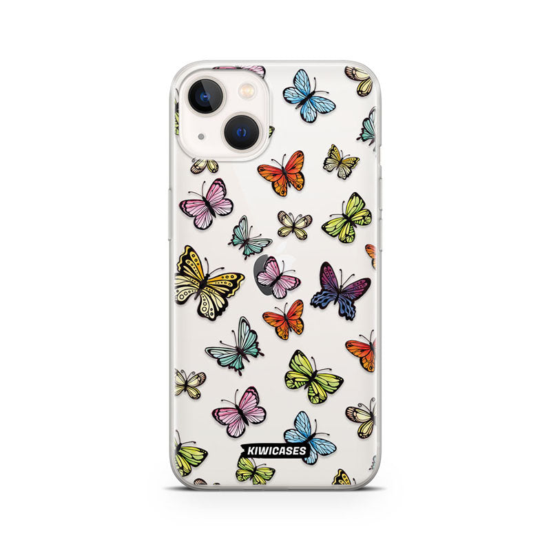 Colourful Butterflies - iPhone 13 Mini