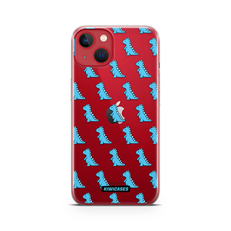 Blue Dinosaurs - iPhone 13 Mini