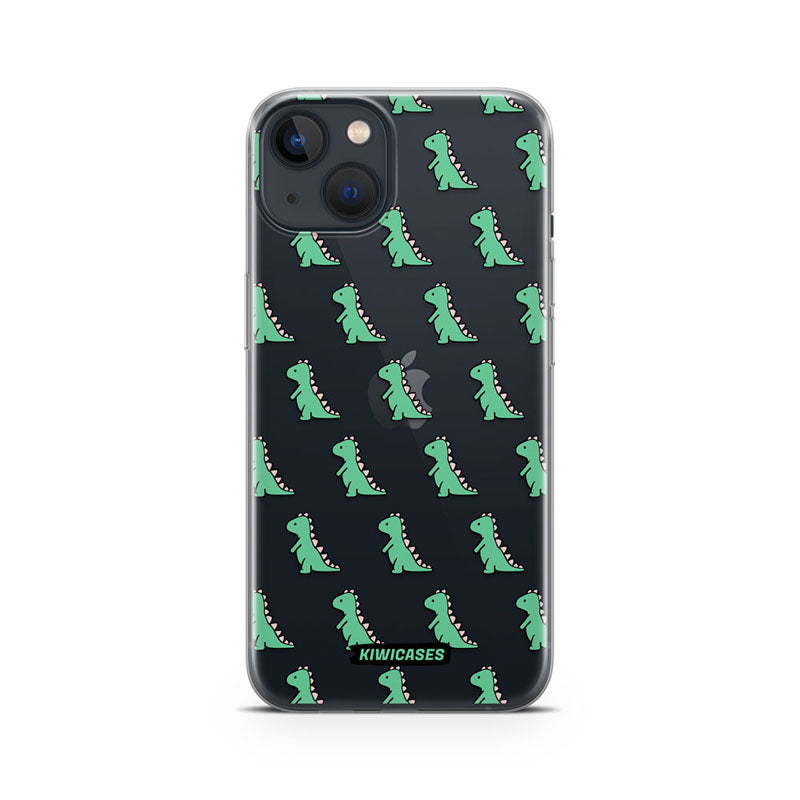 Green Dinosaurs - iPhone 13 Mini