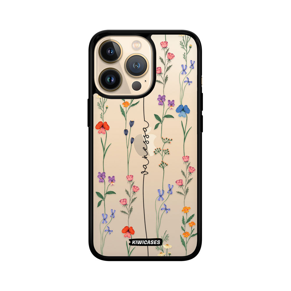 Floral String Black - iPhone 13 Pro - Custom