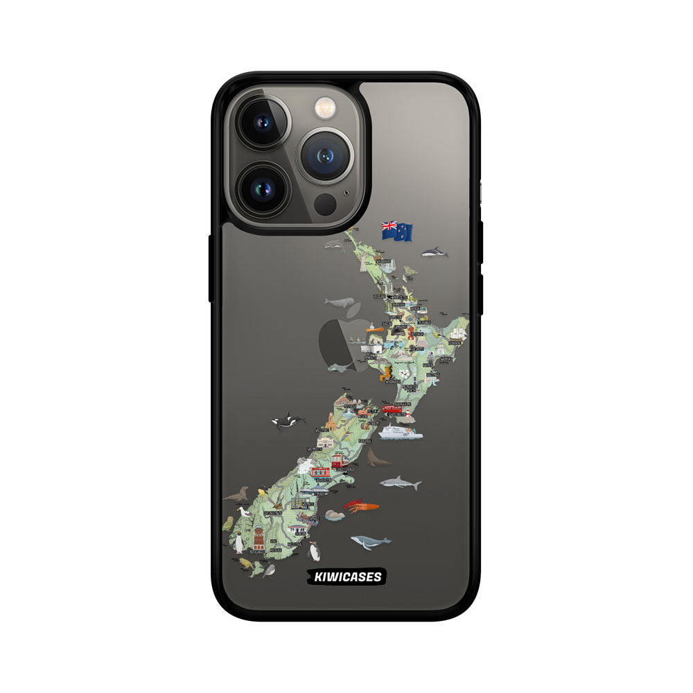 Kiwiana Map - iPhone 13 Pro