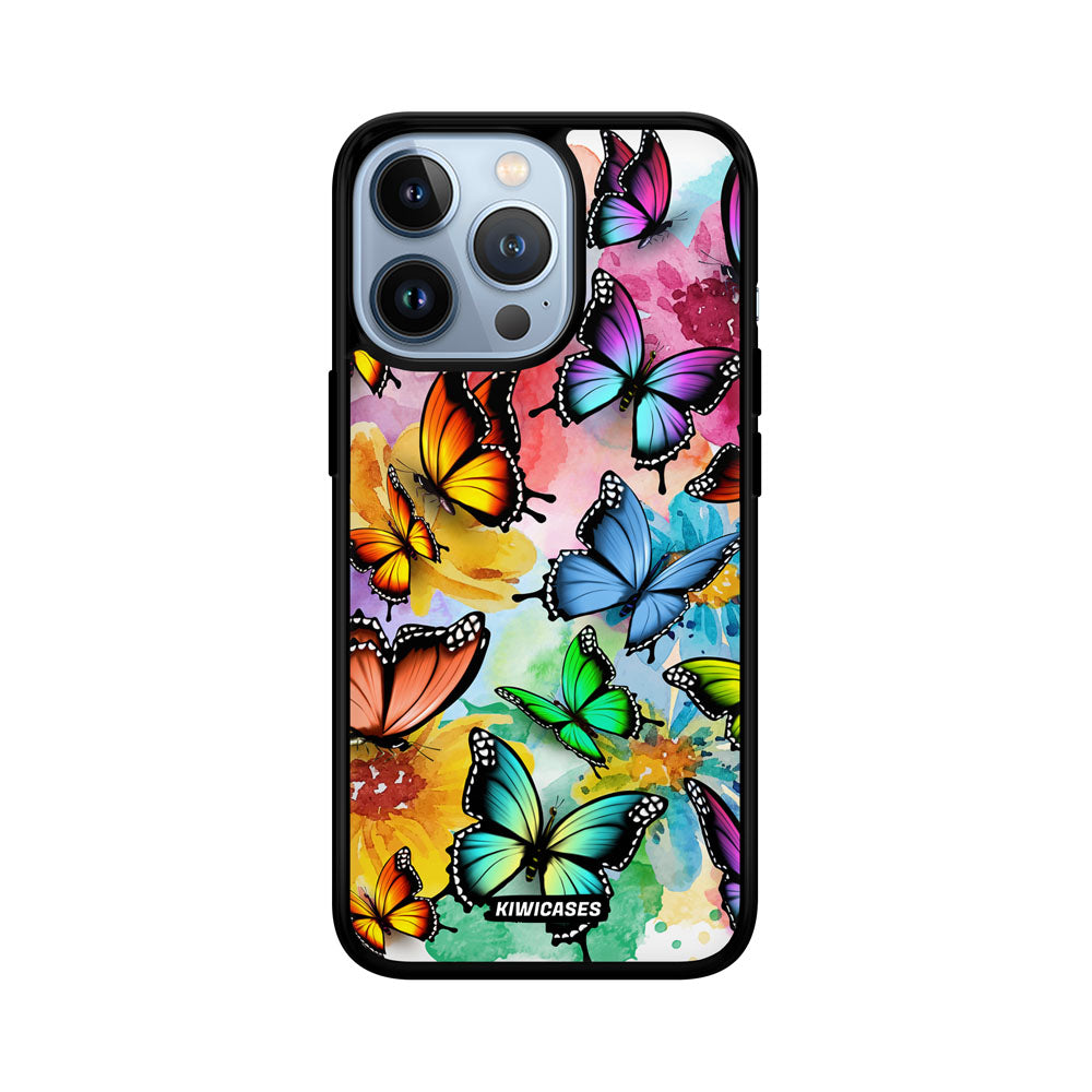 Rainbow Butterflies - iPhone 13 Pro