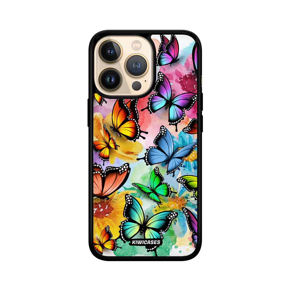 Rainbow Butterflies - iPhone 13 Pro