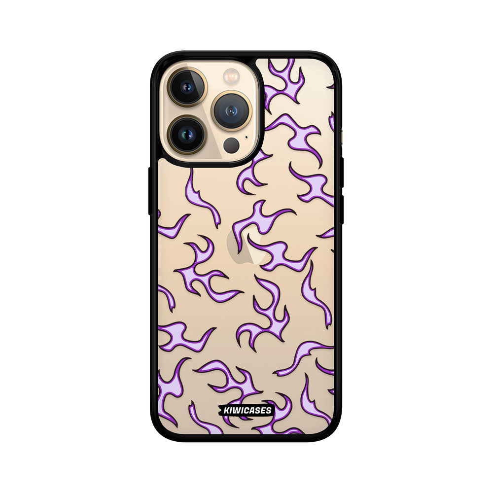 Purple Flames - iPhone 13 Pro