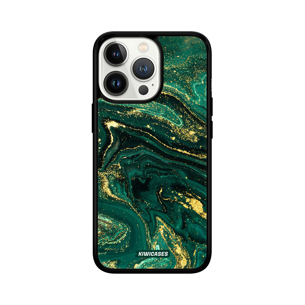 Emerald Splashes - iPhone 13 Pro