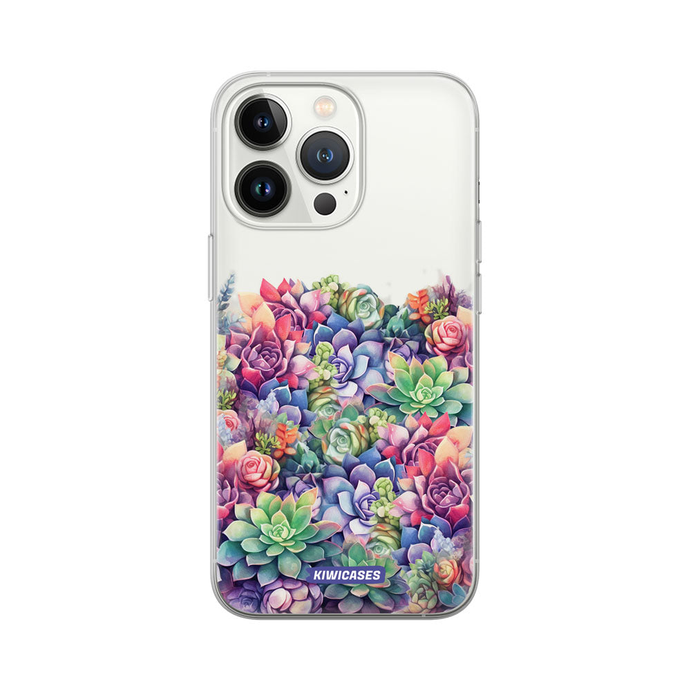 Dreamy Succulents - iPhone 13 Pro