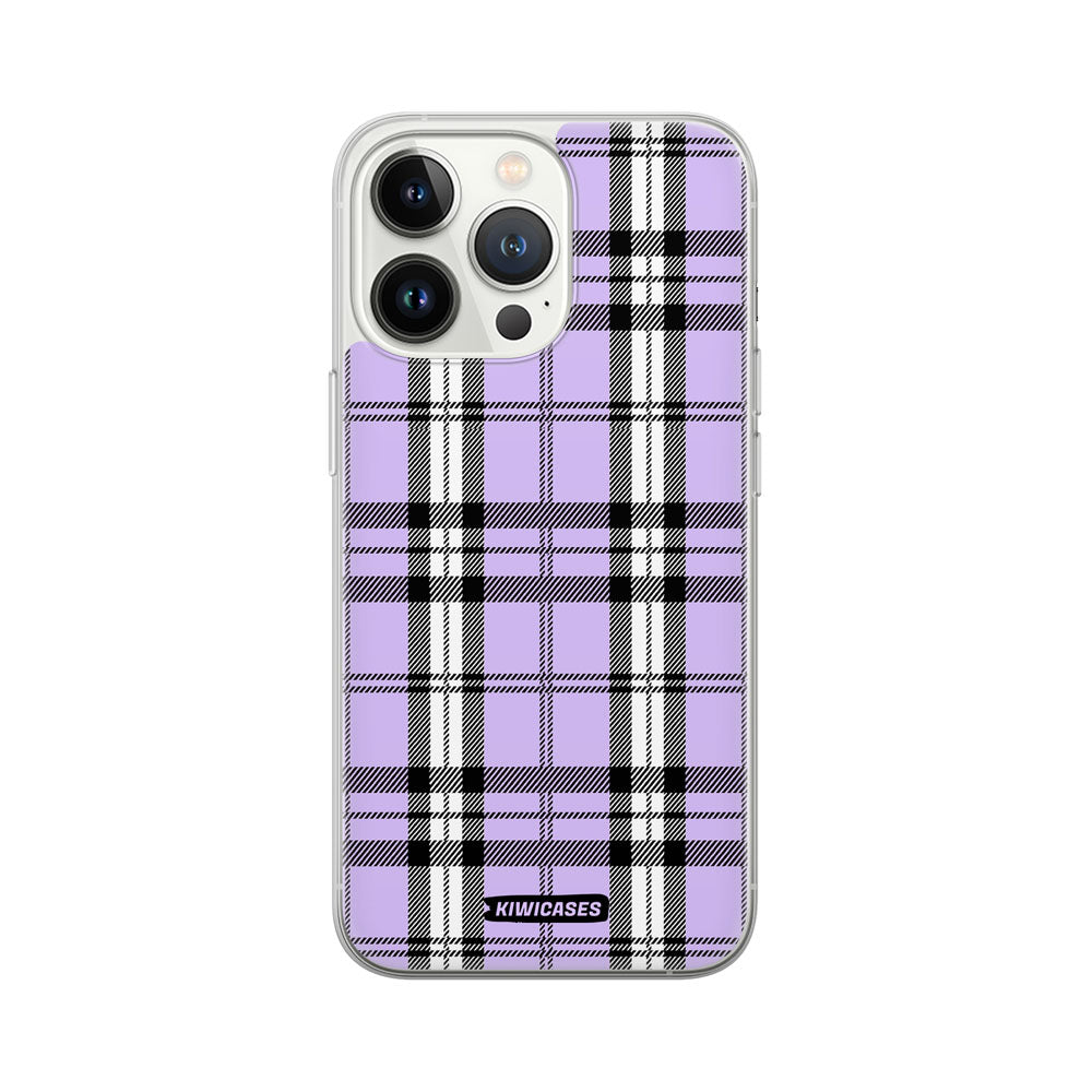 Purple Plaid - iPhone 13 Pro