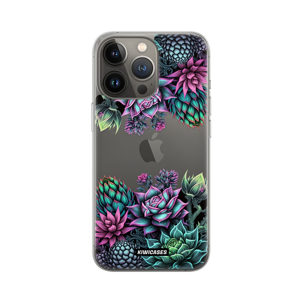 Neon Succulent - iPhone 13 Pro