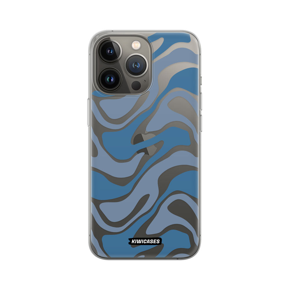 Liquid Blue Waves - iPhone 13 Pro
