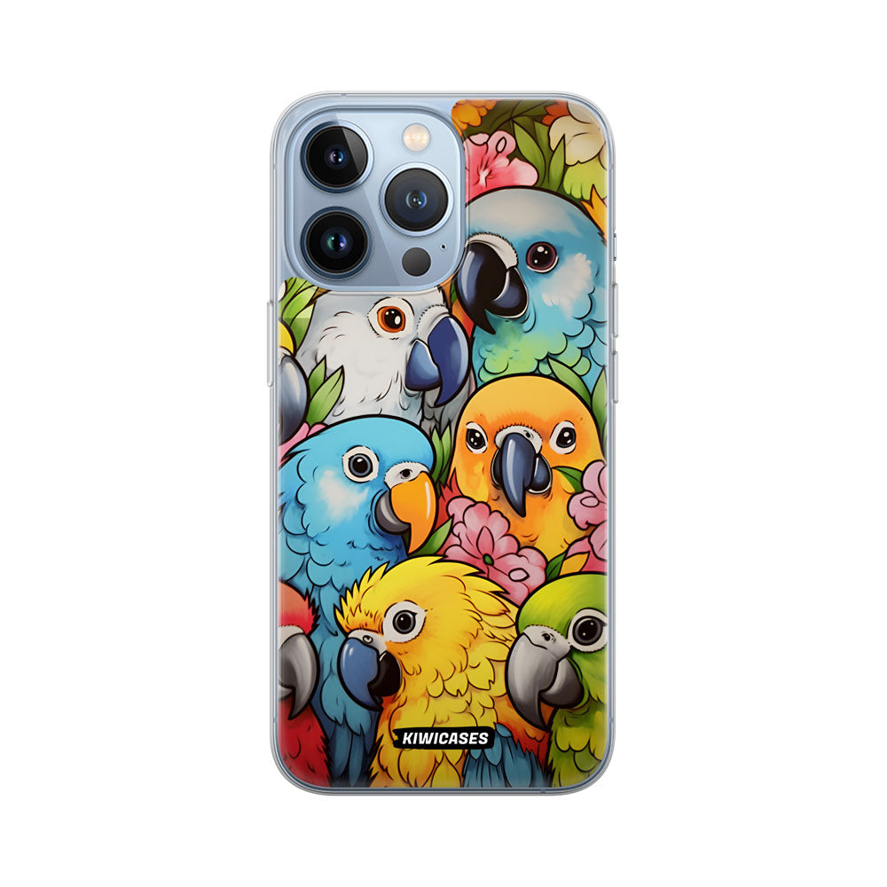 Cute Parrots - iPhone 13 Pro