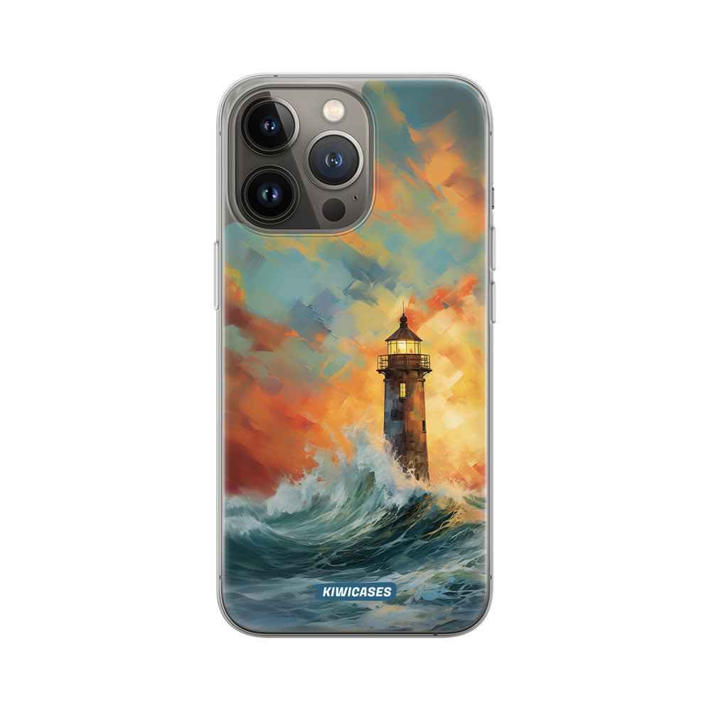 Sunset Lighthouse - iPhone 13 Pro