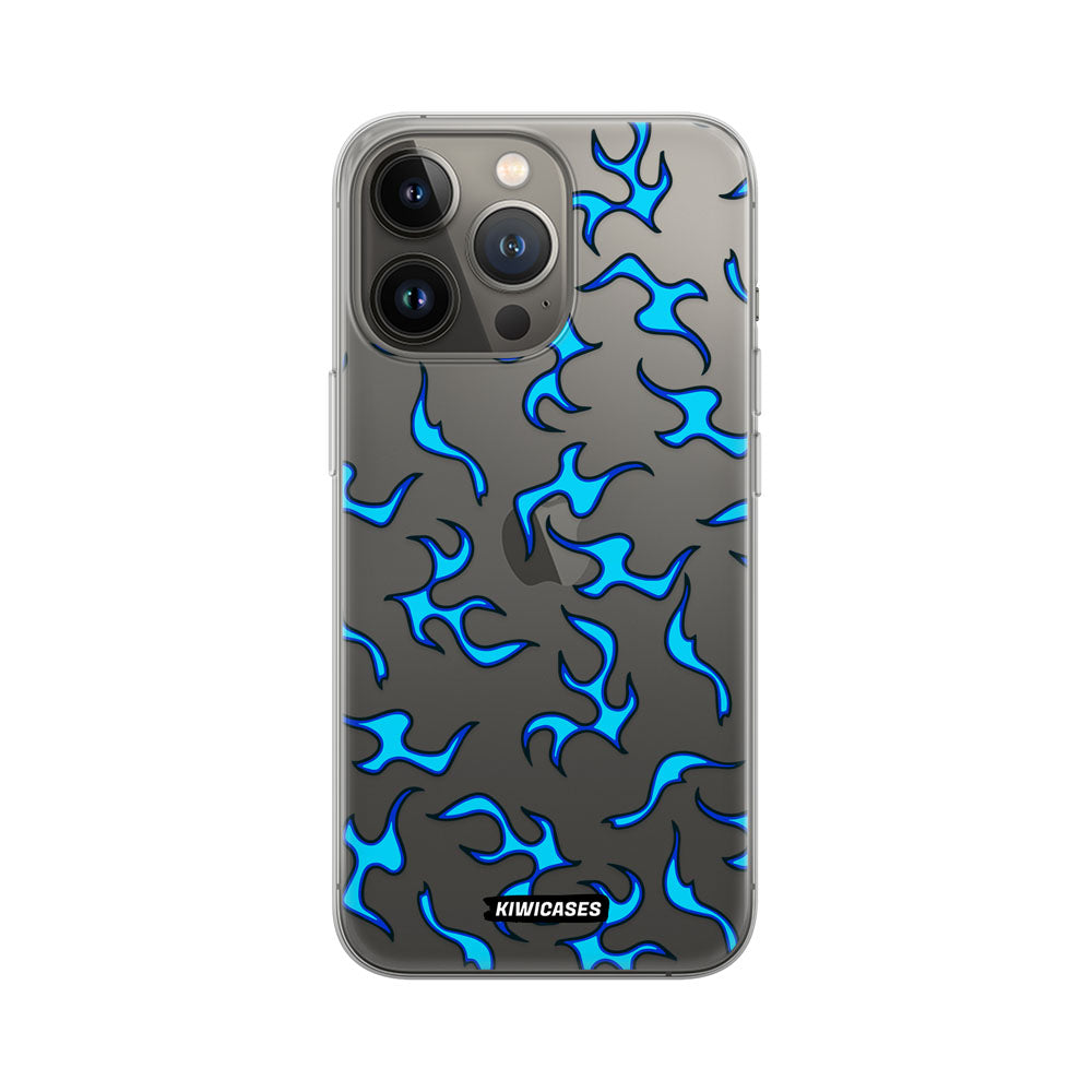 Blue Flames - iPhone 13 Pro