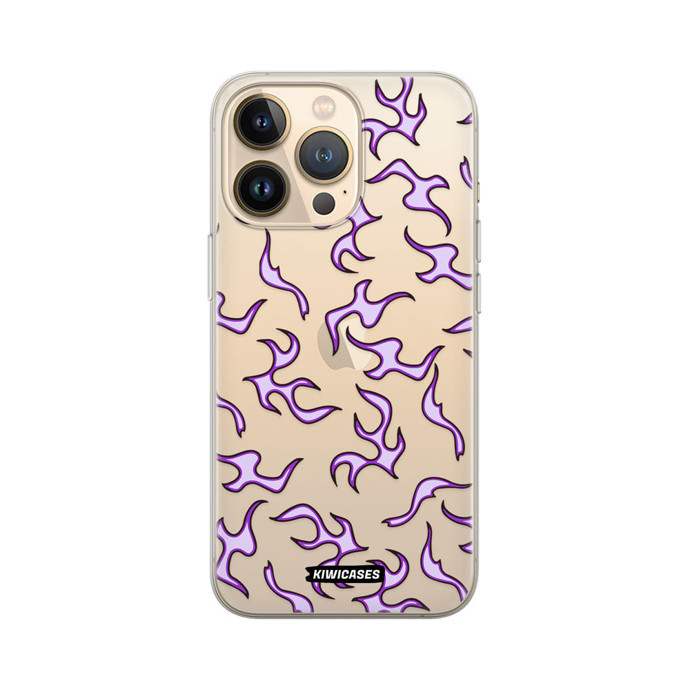Purple Flames - iPhone 13 Pro