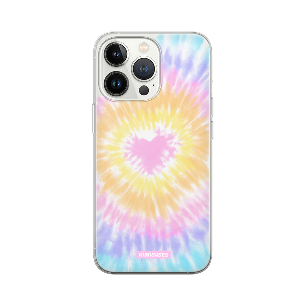 Tie Dye Hearts - iPhone 13 Pro