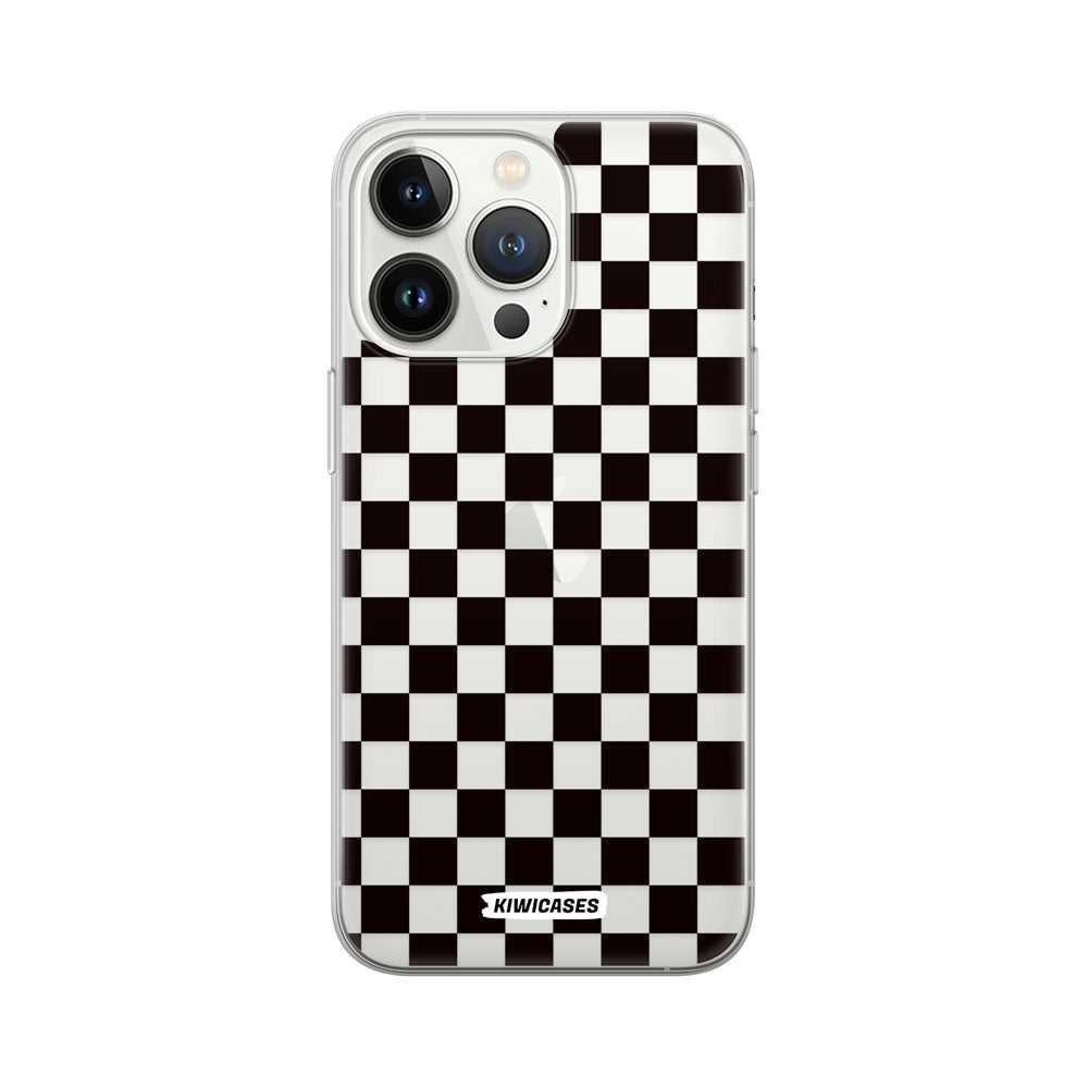 Black Checkers - iPhone 13 Pro