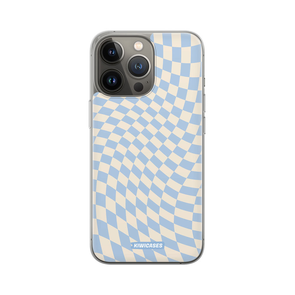 Blue Checkers - iPhone 13 Pro