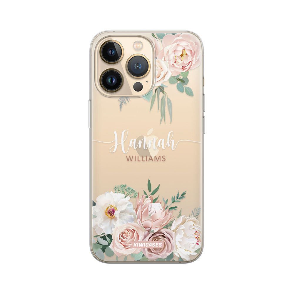 Dusty Pink Florals - iPhone 13 Pro - Custom