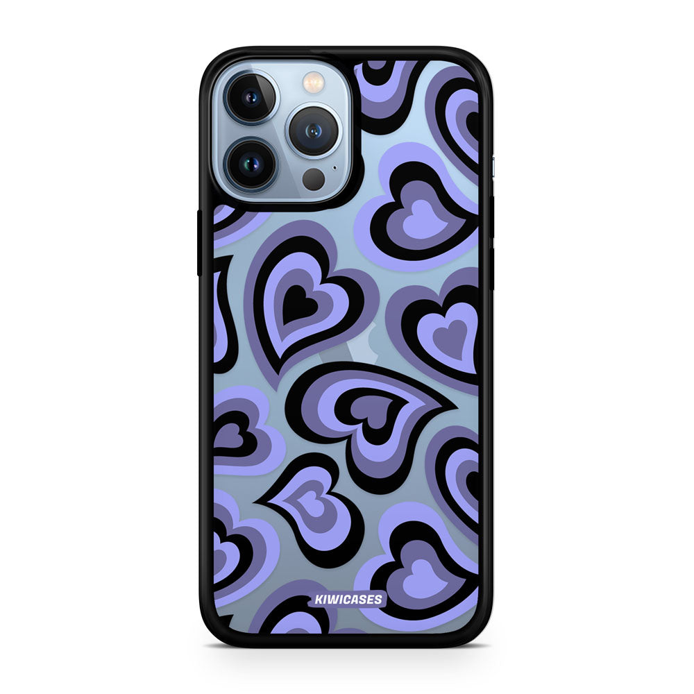 Purple Hearts - iPhone 13 Pro Max
