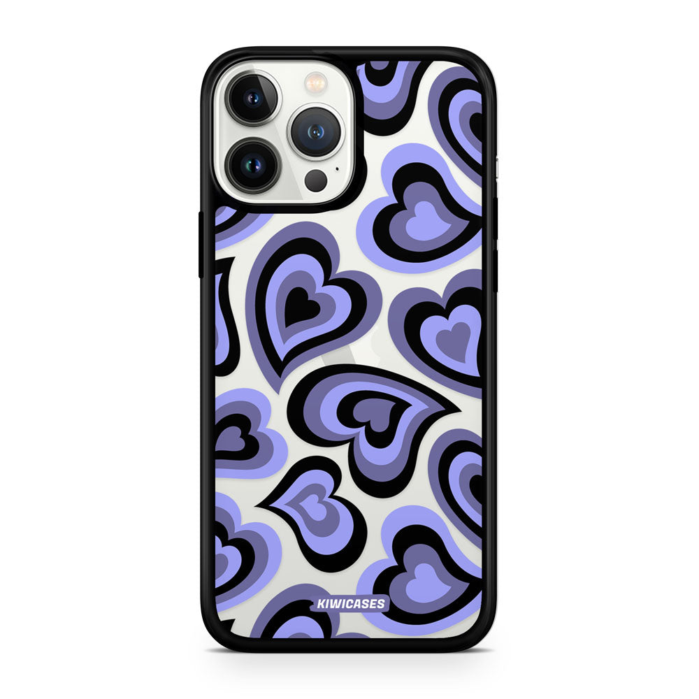 Purple Hearts - iPhone 13 Pro Max