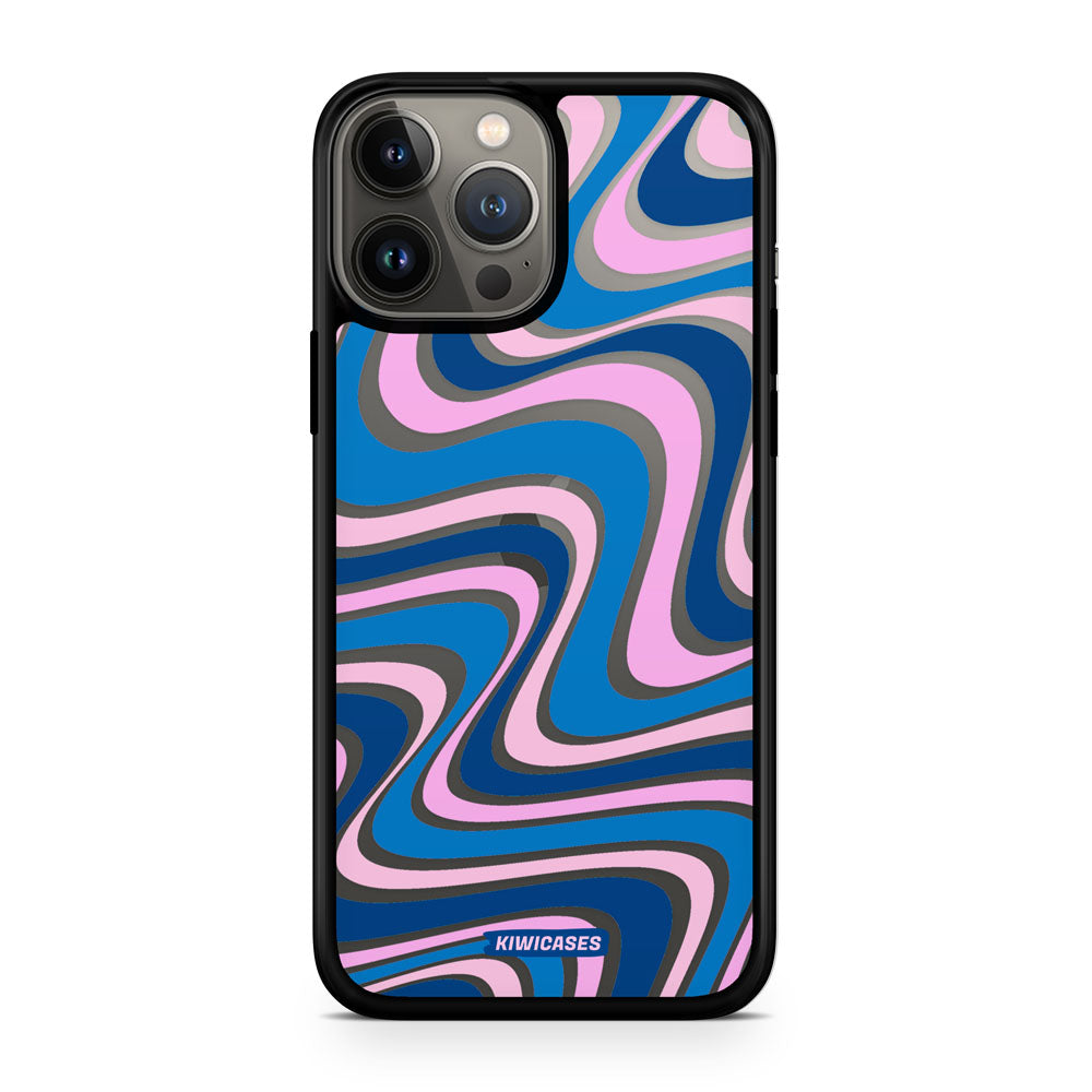 Wavey Blue Pink - iPhone 13 Pro Max