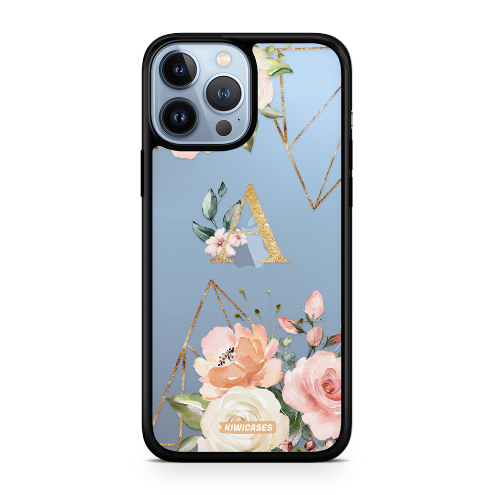 Floral Initials - iPhone 13 Pro Max - Custom